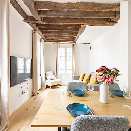 شقة Quartier Fontaine Chatelet Les Halles Free Netflix باريس