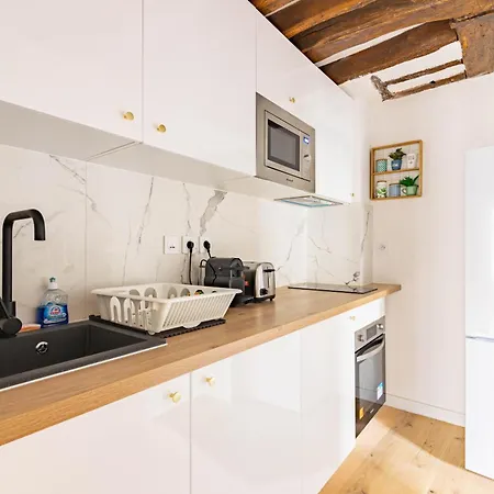 شقة Quartier Fontaine Chatelet Les Halles Free Netflix باريس