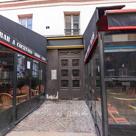 Apartament Quartier Fontaine Chatelet Les Halles Free Netflix Paryż