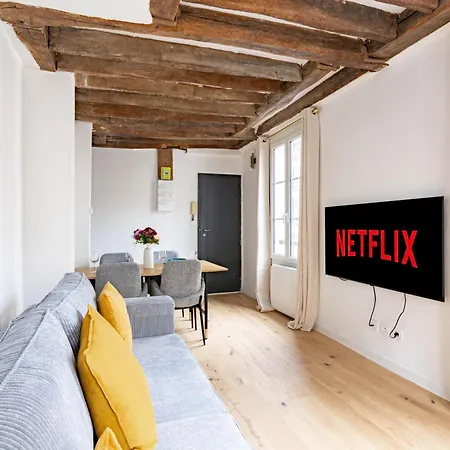 شقة Quartier Fontaine Chatelet Les Halles Free Netflix